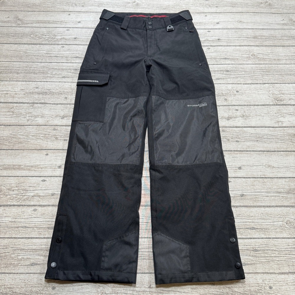 Sunice Stormpack Snow Pants Men's S Black Insulated Cargo Ski Snowboard Outdoor